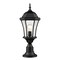 Z-Lite Wakefield 1 Light Outdoor Pier Mounted Fixture, Black & Clear Beveled 522PHM-553PM-BK - alternate 1